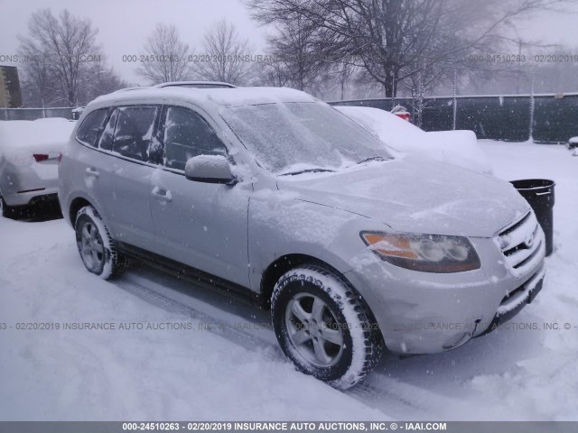 5NMSG73D17H105278 - 2007 HYUNDAI SANTA FE GLS SILVER photo 1