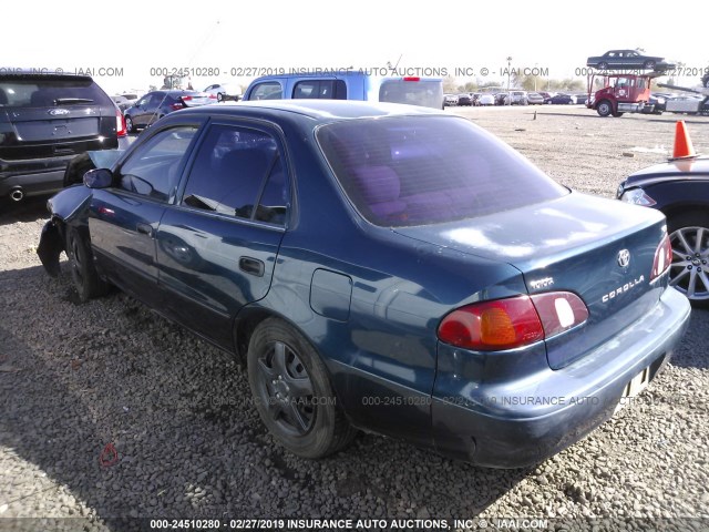 1NXBR12E2WZ107738 - 1998 TOYOTA COROLLA VE/CE/LE 绿色 照片 3