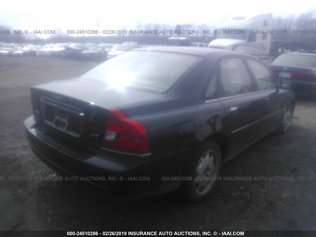 YV1TH59H241368220 - 2004 VOLVO S80 2.5T BLACK photo 4