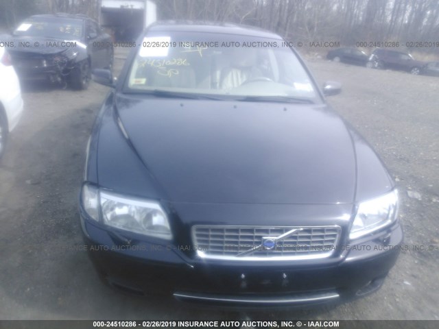 YV1TH59H241368220 - 2004 VOLVO S80 2.5T BLACK photo 6