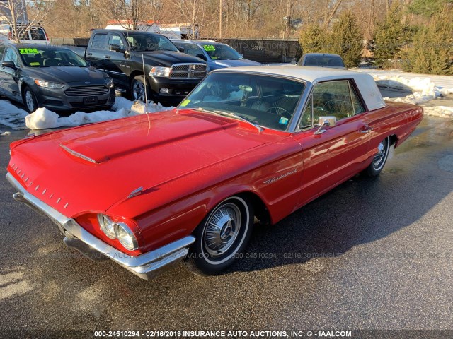 4Y83Z104966 - 1964 FORD THUNDERBIRD  RED photo 2