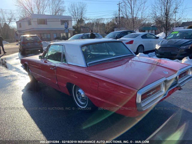 4Y83Z104966 - 1964 FORD THUNDERBIRD  RED photo 3