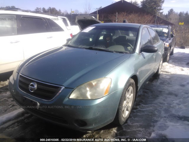 1N4AL11D12C132436 - 2002 NISSAN ALTIMA S/SL GREEN photo 2