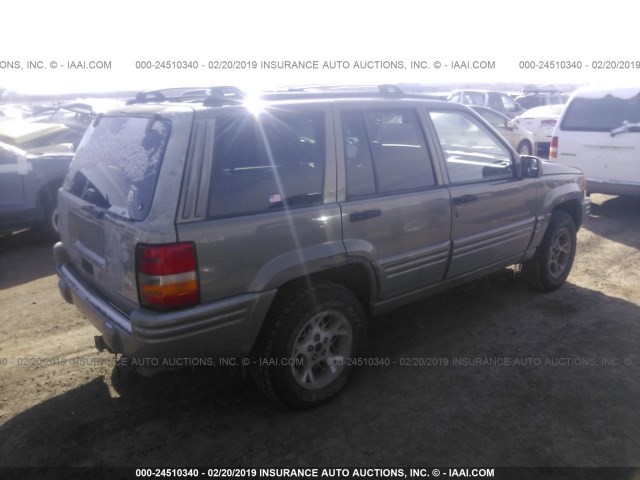 1J4GZ78YXVC555383 - 1997 JEEP GRAND CHEROKEE LIMITED/ORVIS GREEN photo 4