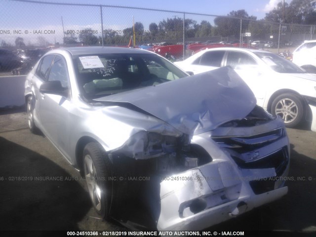 1G1ZG57B194112571 - 2009 CHEVROLET MALIBU LS GRAY photo 1