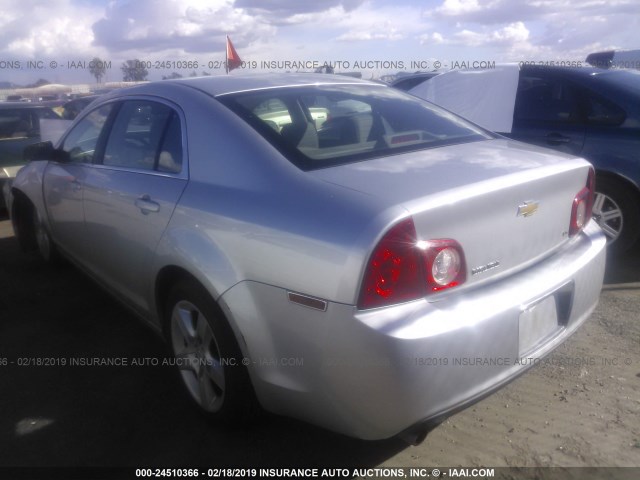 1G1ZG57B194112571 - 2009 CHEVROLET MALIBU LS GRAY photo 3
