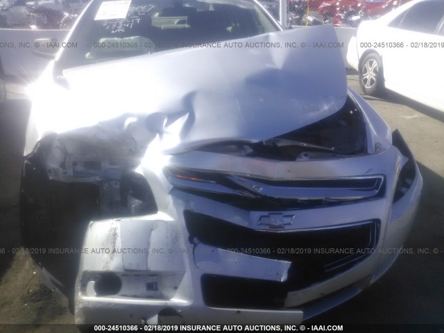 1G1ZG57B194112571 - 2009 CHEVROLET MALIBU LS GRAY photo 6