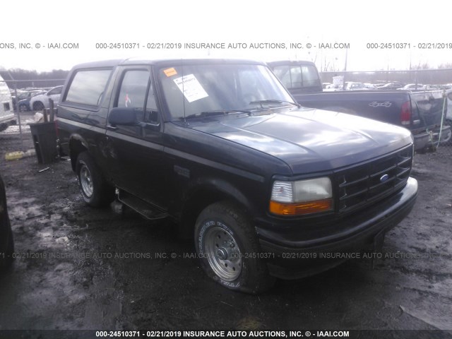 1FMEU15N5TLA87350 - 1996 FORD BRONCO U100 BLACK photo 1