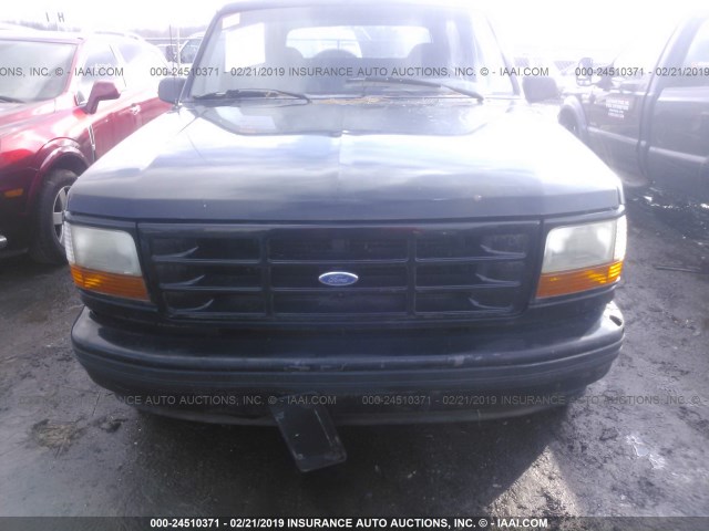 1FMEU15N5TLA87350 - 1996 FORD BRONCO U100 BLACK photo 6