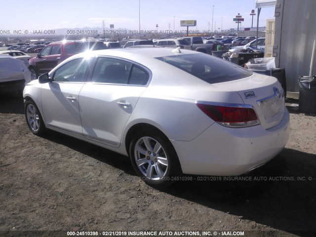 1G4GF5E34CF143107 - 2012 BUICK LACROSSE PREMIUM WHITE photo 3