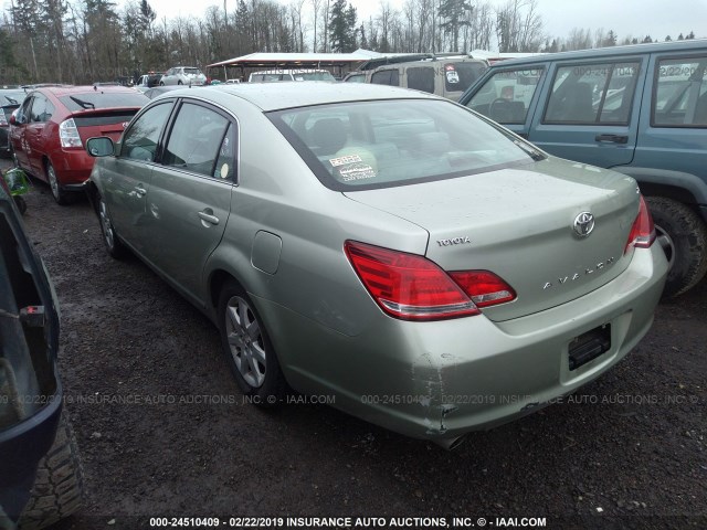 4T1BK36B47U220284 - 2007 TOYOTA AVALON XL/XLS/TOURING/LIMITED GREEN photo 3