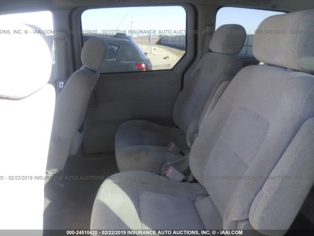 KNDUP131056644643 - 2005 KIA SEDONA EX/LX GRAY photo 8