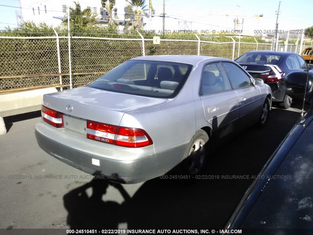 JT8BF28G6Y0238482 - 2000 LEXUS ES 300 SILVER photo 4