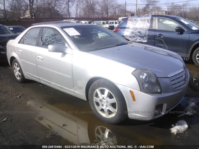 1G6DP577470198382 - 2007 CADILLAC CTS HI FEATURE V6 SILVER photo 1