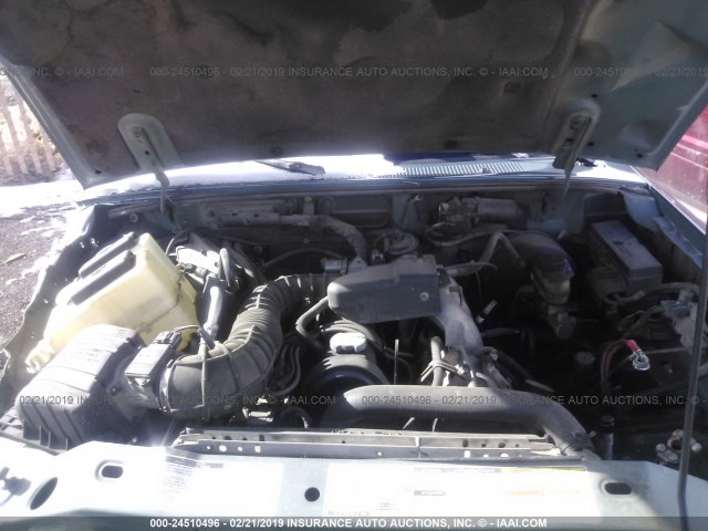 4F4YR12CXYTM29685 - 2000 MAZDA B2500 GREEN photo 10