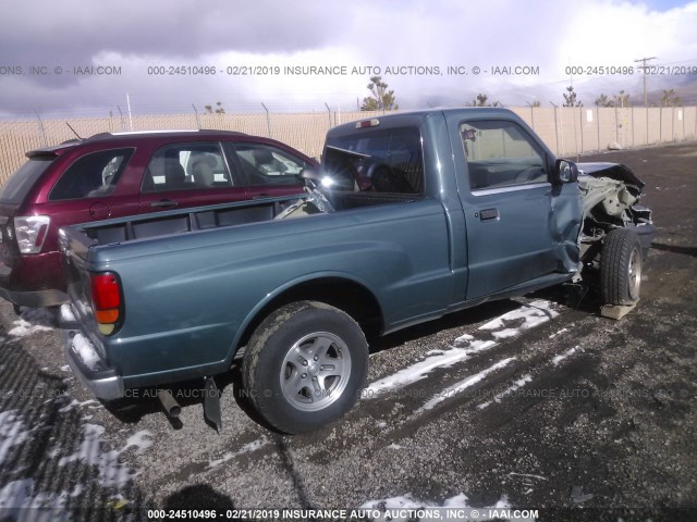 4F4YR12CXYTM29685 - 2000 MAZDA B2500 GREEN photo 4