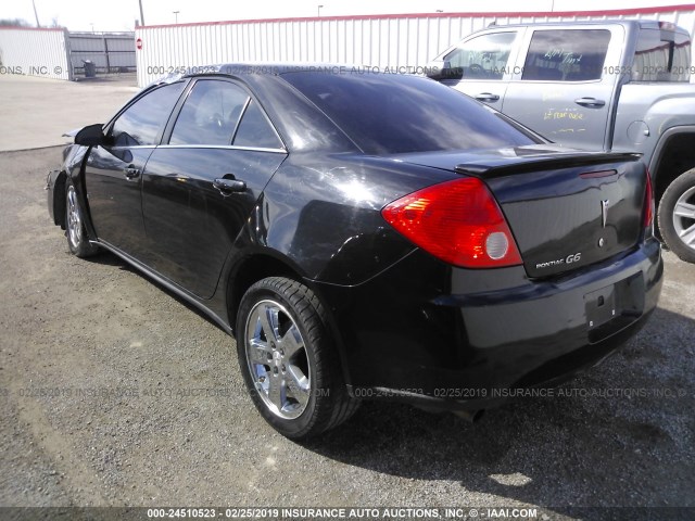 1G2ZH57N184136905 - 2008 PONTIAC G6 GT BLACK photo 3