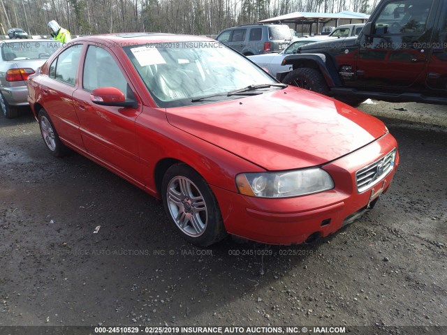 YV1RS592672617494 - 2007 VOLVO S60 2.5T RED photo 1