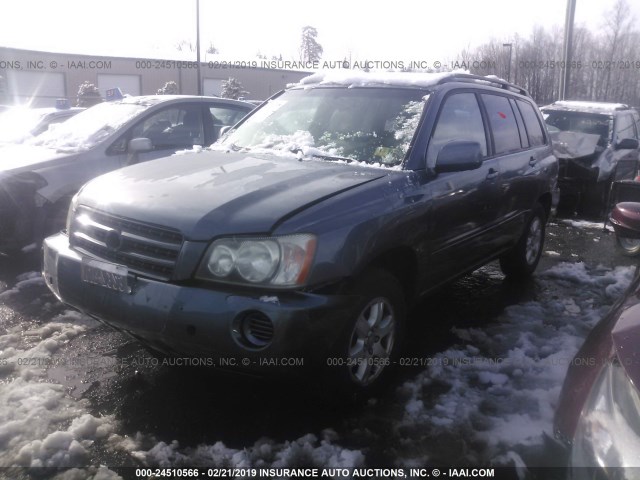 JTEGF21A020064554 - 2002 TOYOTA HIGHLANDER LIMITED GRAY photo 2