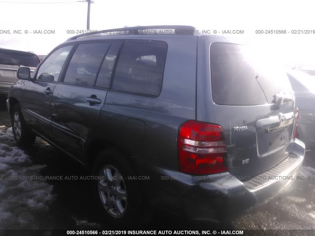 JTEGF21A020064554 - 2002 TOYOTA HIGHLANDER LIMITED GRAY photo 3