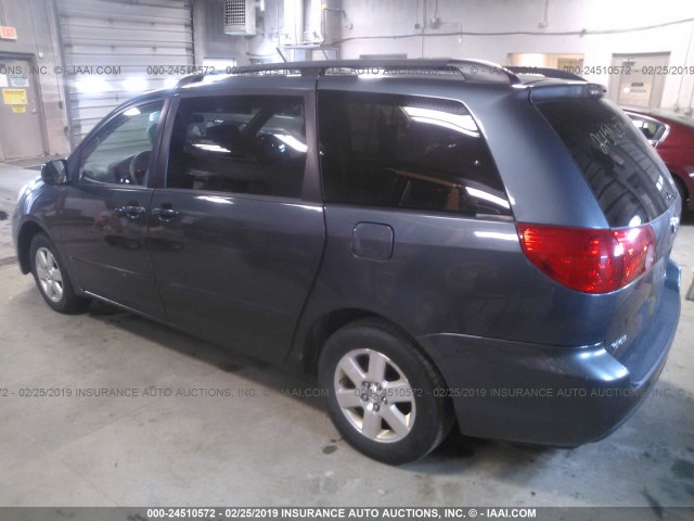 5TDZK23C57S007312 - 2007 TOYOTA SIENNA CE/LE GRAY photo 3