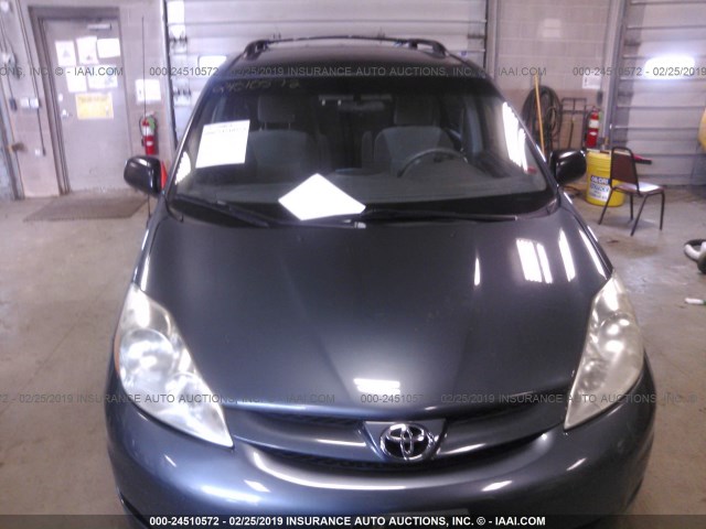 5TDZK23C57S007312 - 2007 TOYOTA SIENNA CE/LE GRAY photo 6