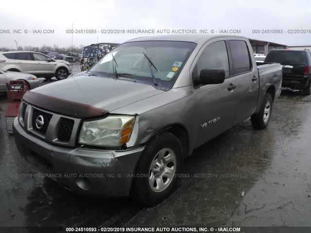 1N6BA07A96N531680 - 2006 NISSAN TITAN XE/SE/LE Champagne photo 6