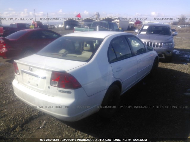 JHMES96633S021139 - 2003 HONDA CIVIC HYBRID WHITE photo 4