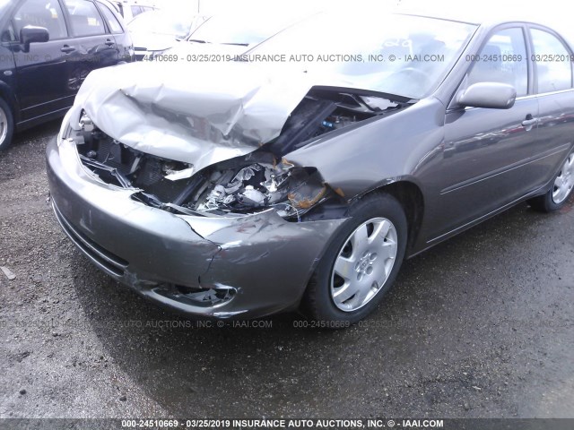 4T1BE32K44U915552 - 2004 TOYOTA CAMRY LE/XLE/SE GRAY photo 6