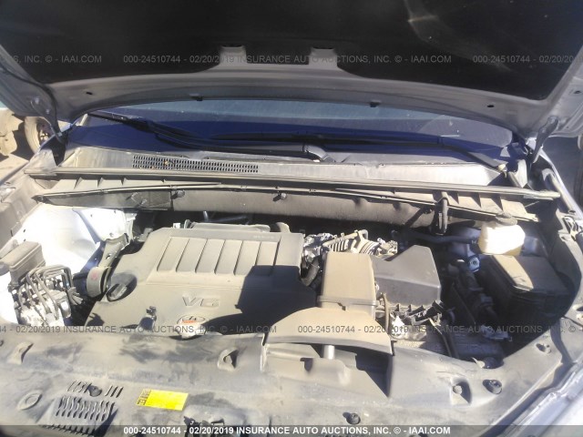 5TDZKRFH0GS183894 - 2016 TOYOTA HIGHLANDER LE/LE PLUS ვერცხლისფერი ფოტო 10