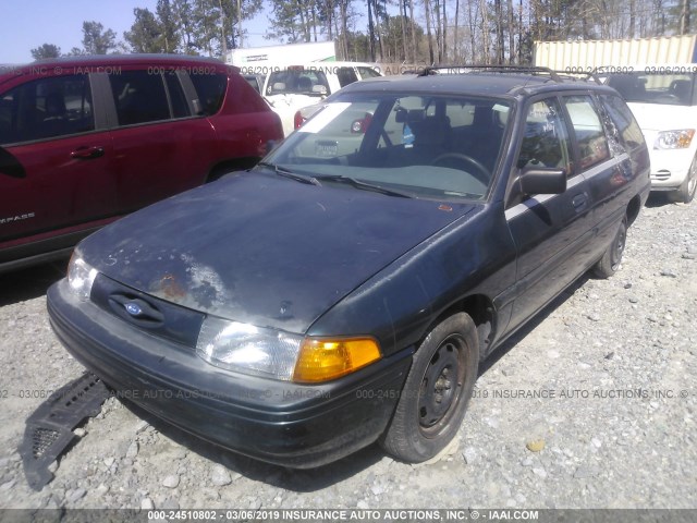 3FASP15J8SR196144 - 1995 FORD ESCORT LX/SPORT GREEN photo 2