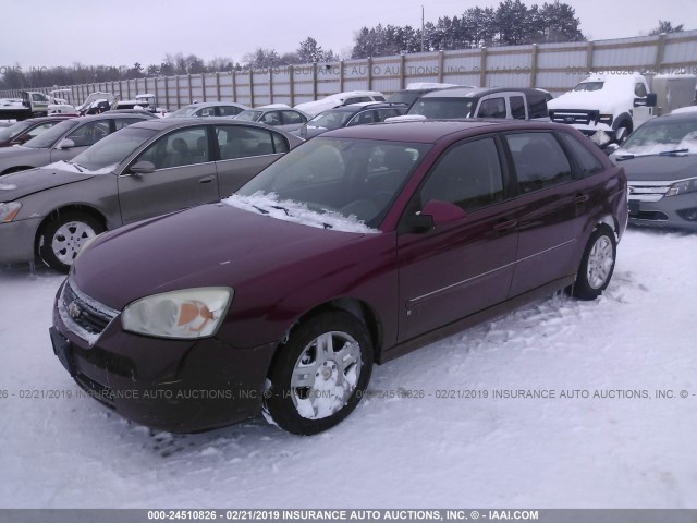 1G1ZT61806F137458 - 2006 CHEVROLET MALIBU MAXX LT RED photo 2