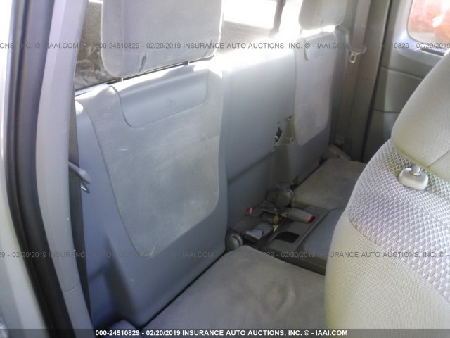 5TETX4CN9AZ690033 - 2010 TOYOTA TACOMA ACCESS CAB ვერცხლისფერი ფოტო 8