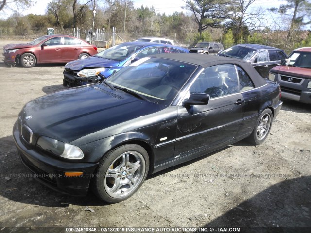 WBABR3344YEB40341 - 2000 BMW 323 CI BLACK photo 2