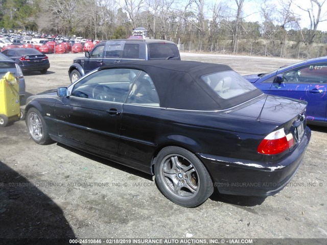 WBABR3344YEB40341 - 2000 BMW 323 CI BLACK photo 3