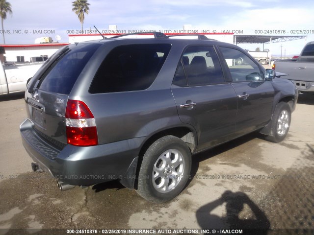 2HNYD18682H511390 - 2002 ACURA MDX TOURING SILVER photo 4