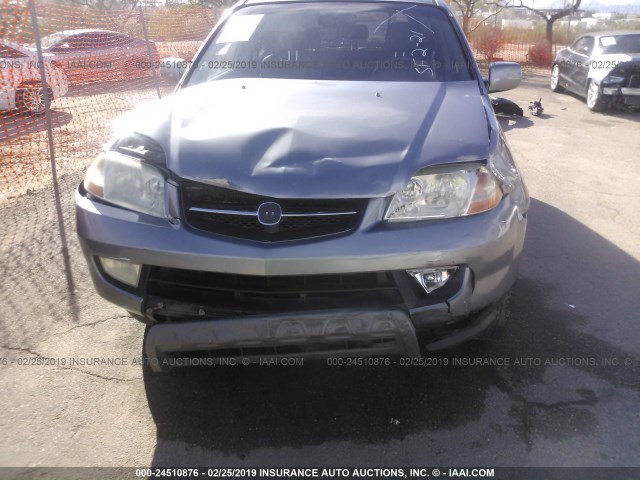 2HNYD18682H511390 - 2002 ACURA MDX TOURING SILVER photo 6