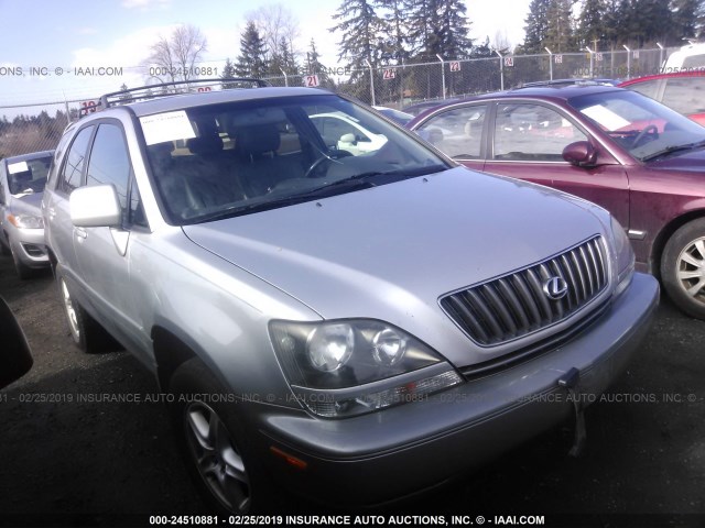 JT6HF10U5X0058276 - 1999 LEXUS RX 300 SILVER photo 1