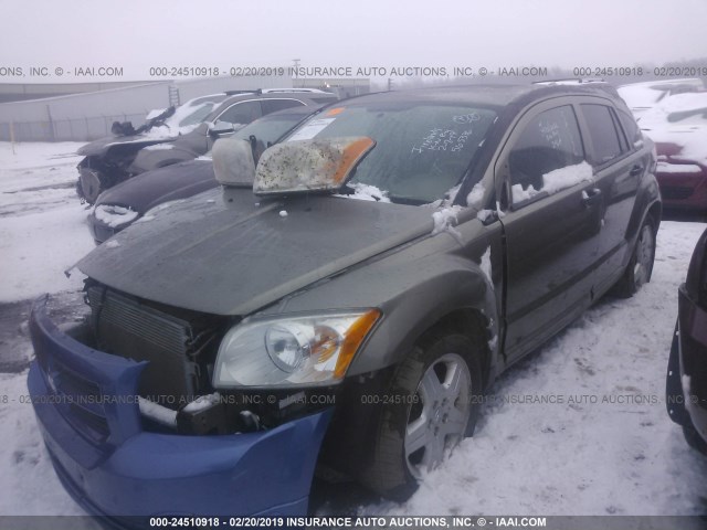 1B3HB48B68D565336 - 2008 DODGE CALIBER SXT BEIGE photo 2