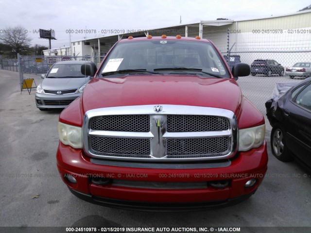 3D3KR28D85G700084 - 2005 DODGE RAM 2500 ST/SLT RED photo 6