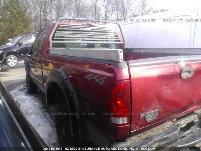 1FTSX31L43EB71565 - 2003 FORD F350 SRW SUPER DUTY RED photo 3