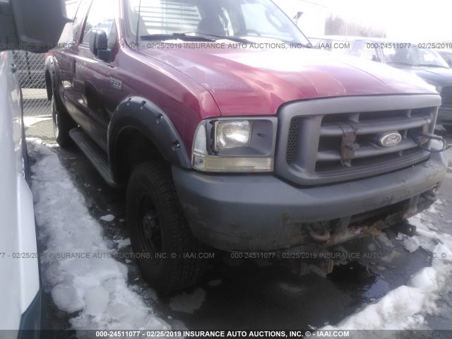 1FTSX31L43EB71565 - 2003 FORD F350 SRW SUPER DUTY RED photo 6