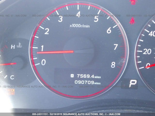 4S3BL676874210880 - 2007 SUBARU LEGACY GT LIMITED BLUE photo 7