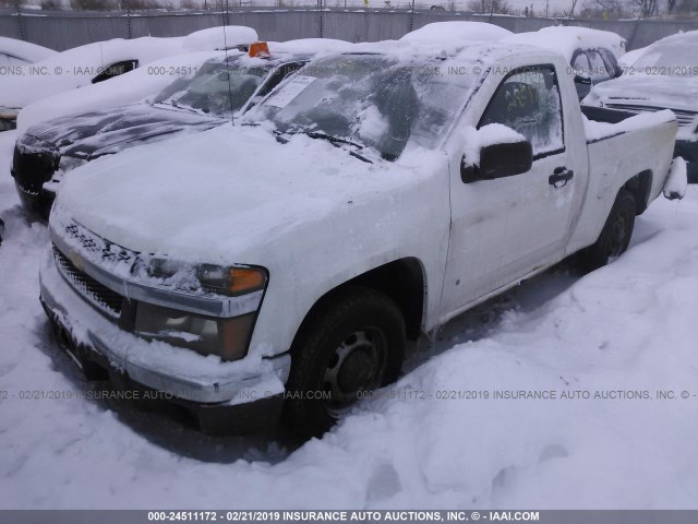 1GCCS148168311492 - 2006 CHEVROLET COLORADO WHITE photo 2