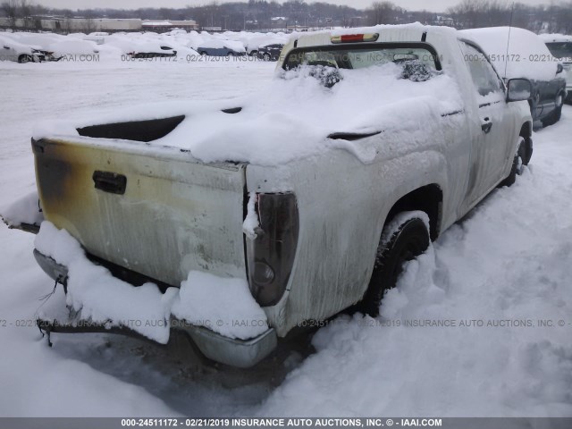 1GCCS148168311492 - 2006 CHEVROLET COLORADO WHITE photo 4