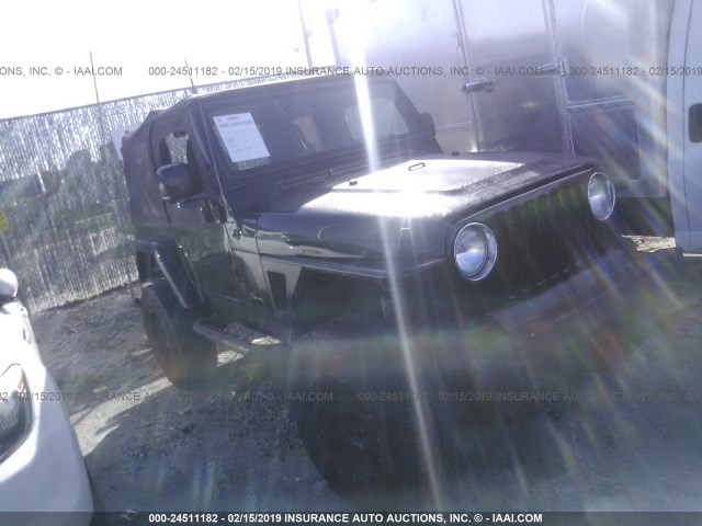 1J4FA39S46P788627 - 2006 JEEP WRANGLER X BLACK photo 1