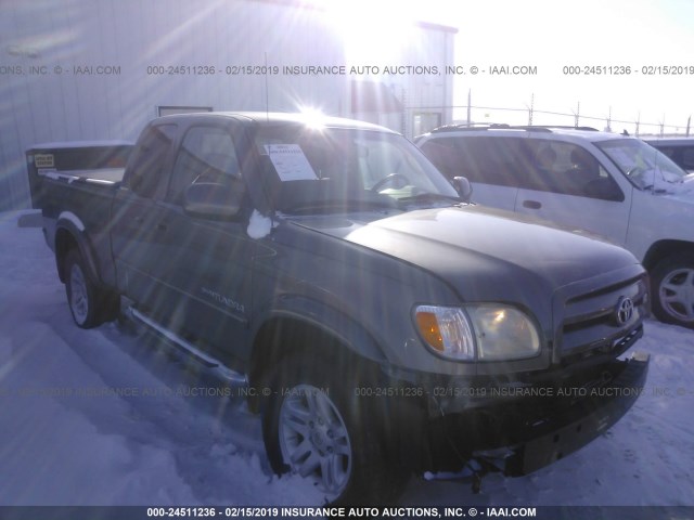 5TBBT48134S440472 - 2004 TOYOTA TUNDRA ACCESS CAB LIMITED GRAY photo 1