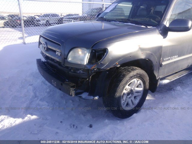 5TBBT48134S440472 - 2004 TOYOTA TUNDRA ACCESS CAB LIMITED GRAY photo 6