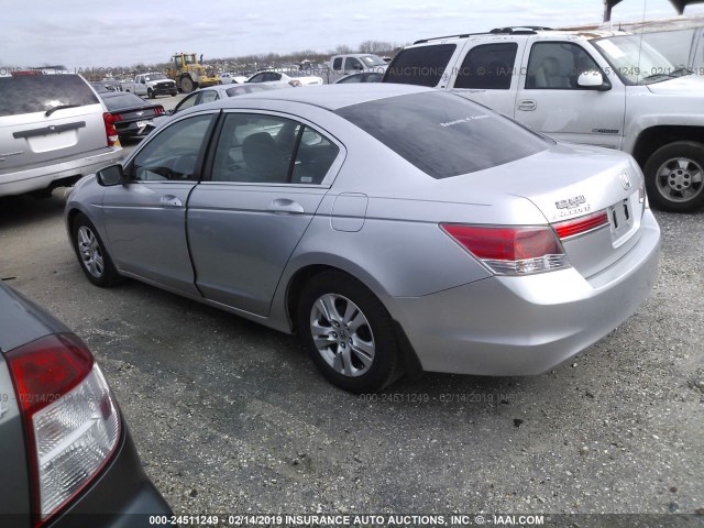 1HGCP2F38BA062833 - 2011 HONDA ACCORD LX SILVER photo 3