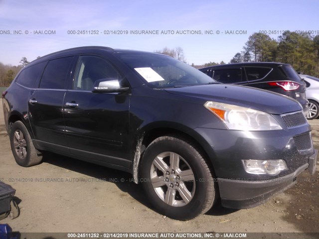 1GNKVGED3BJ345512 - 2011 CHEVROLET TRAVERSE LT GRAY photo 1